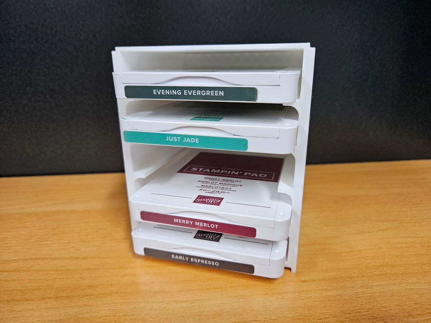 Stampin up Ink pad storage set