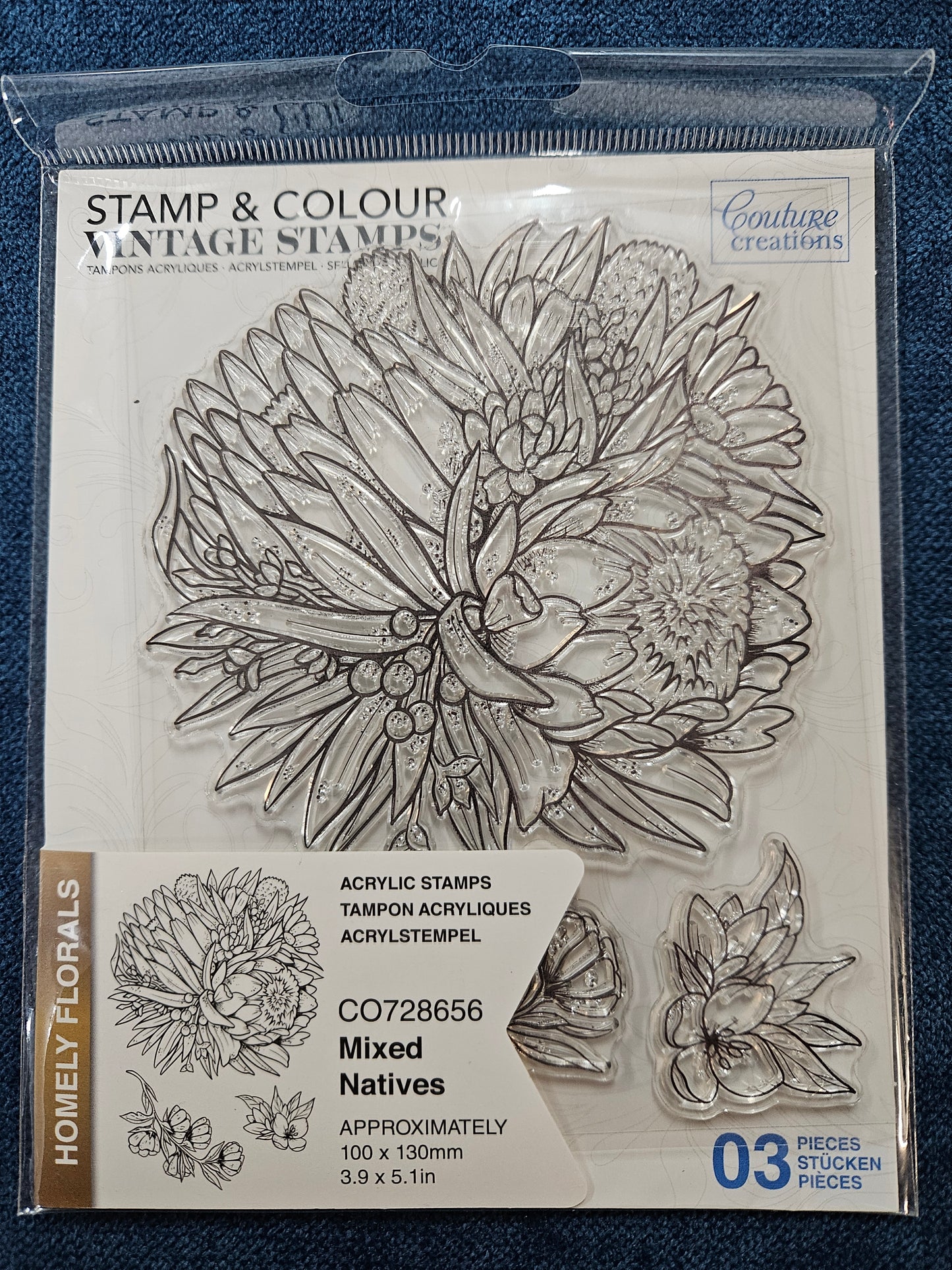 Couture Creations Stamp and Colour Stamp, Mixed Natives