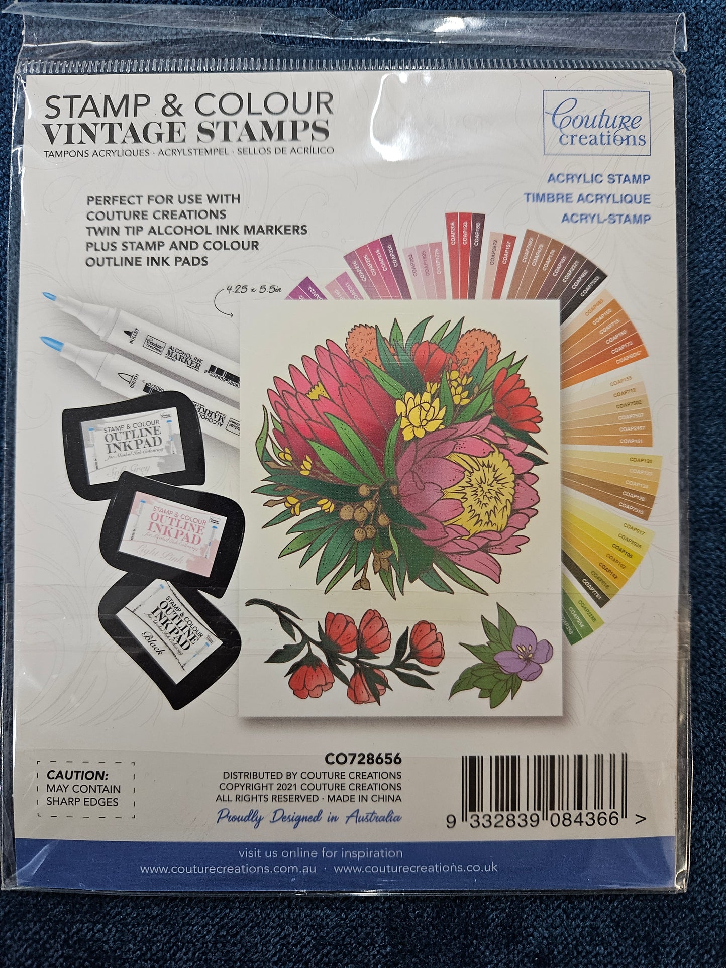 Couture Creations Stamp and Colour Stamp, Mixed Natives
