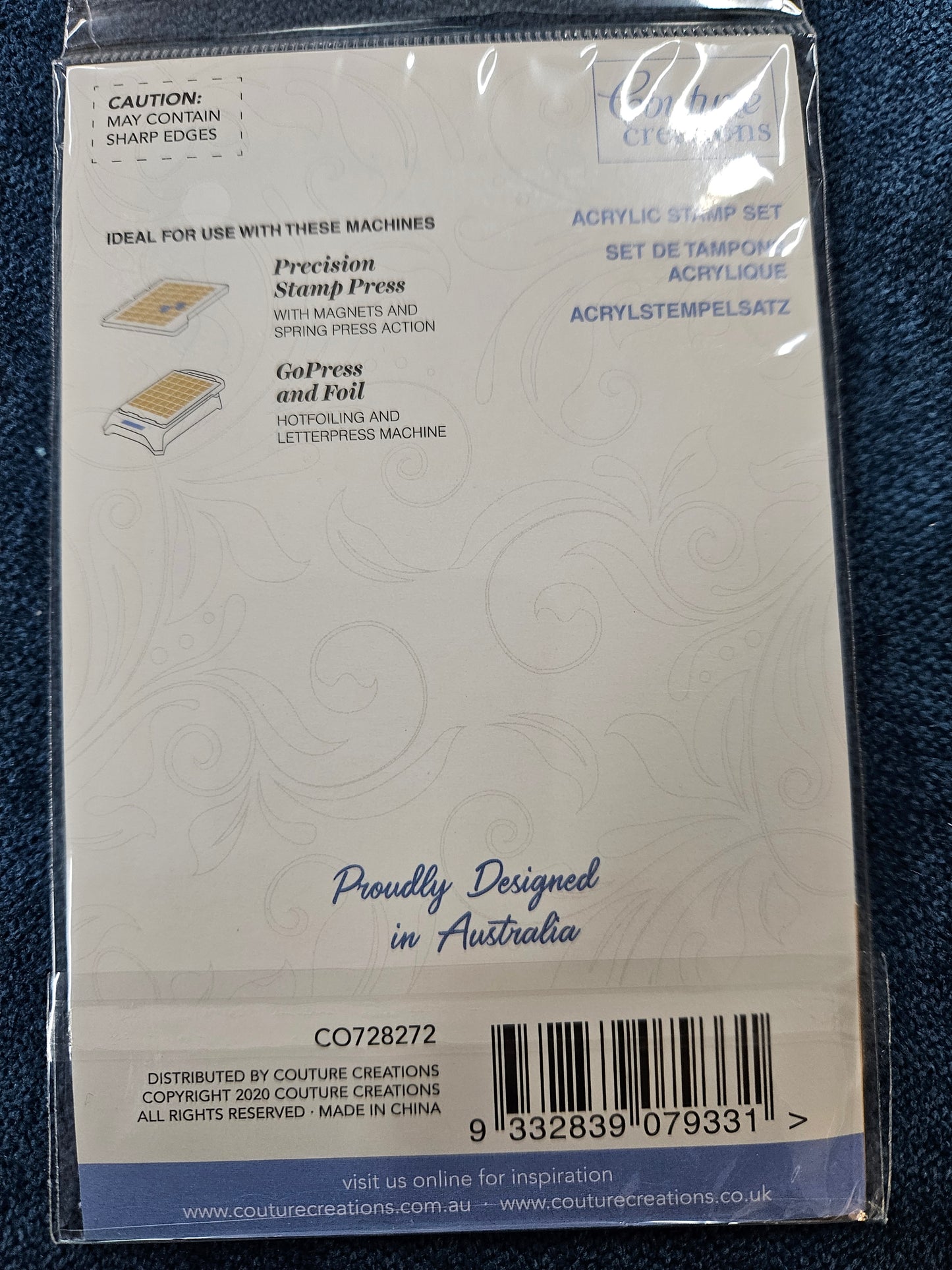 Couture Creations Stamp Set - Cute and Cuddly Sentiment