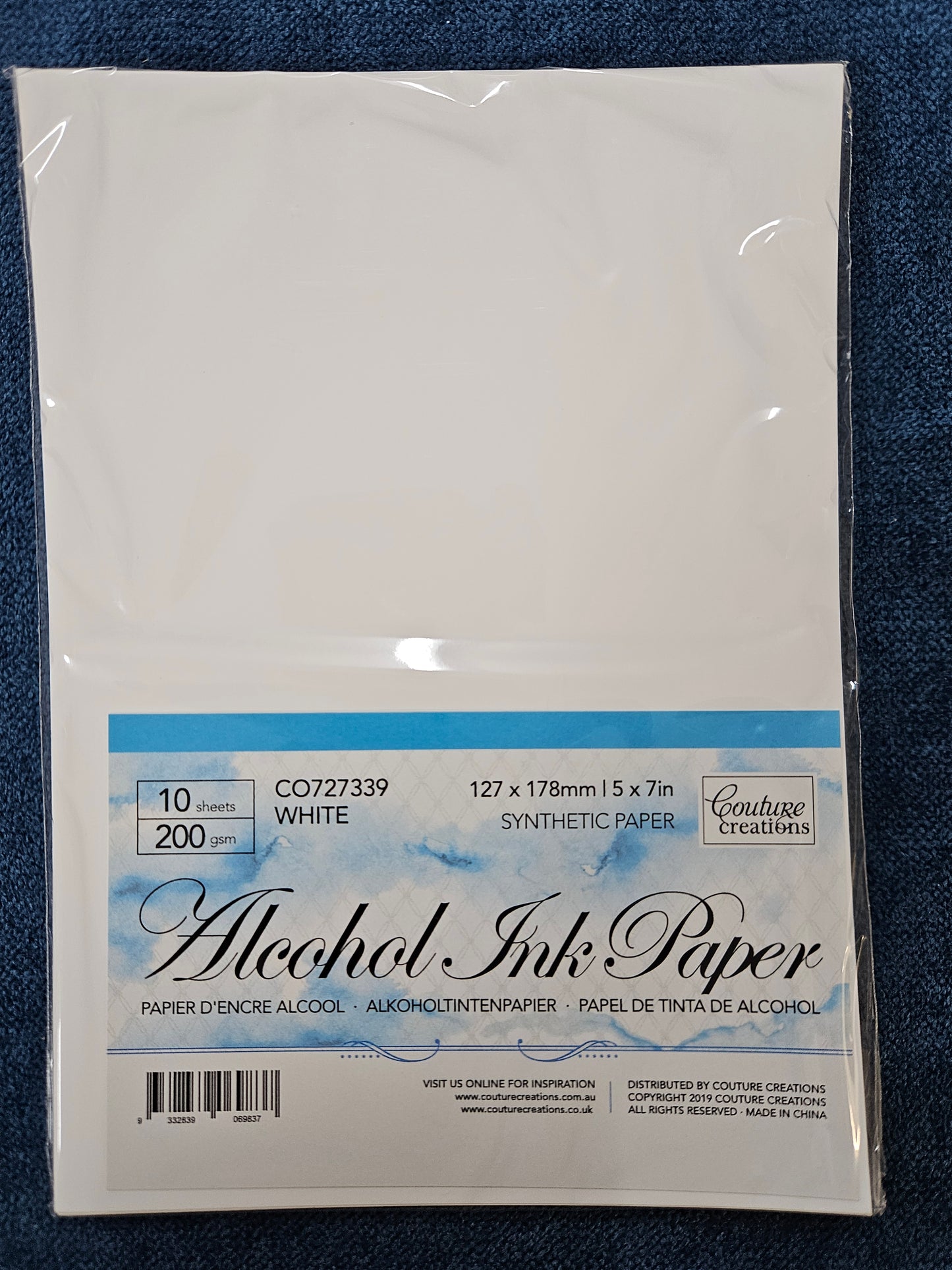 Alcohol ink Synthetic paper pack