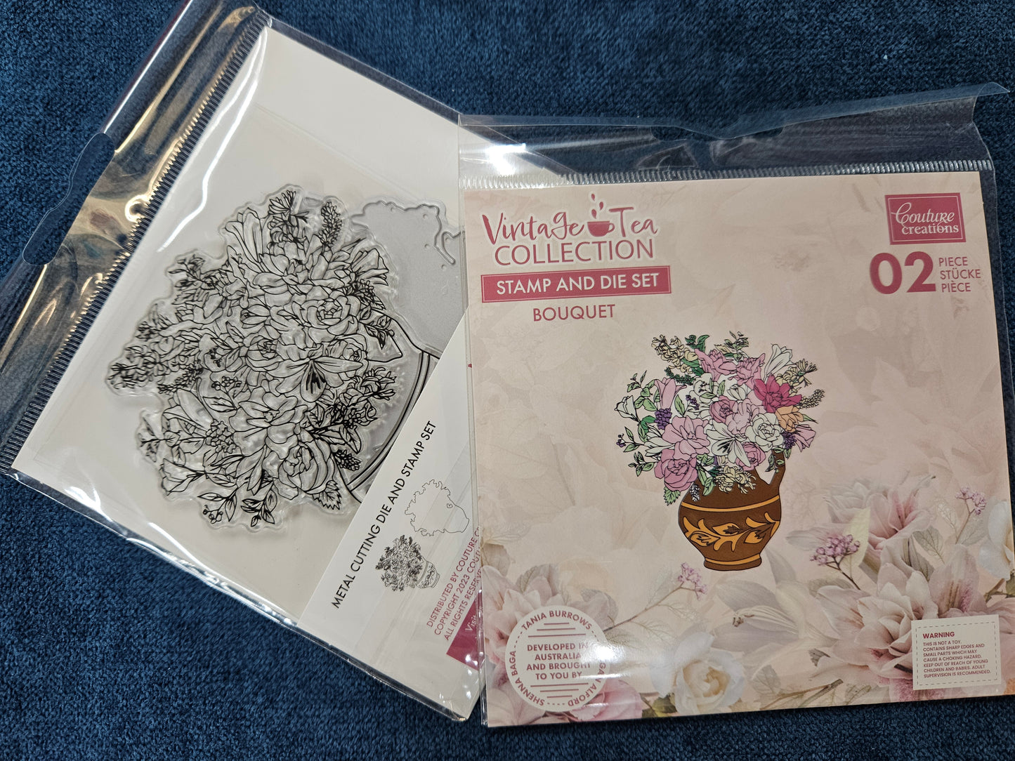 Vintage Tea Collection - Stamp & Die - Bouquet