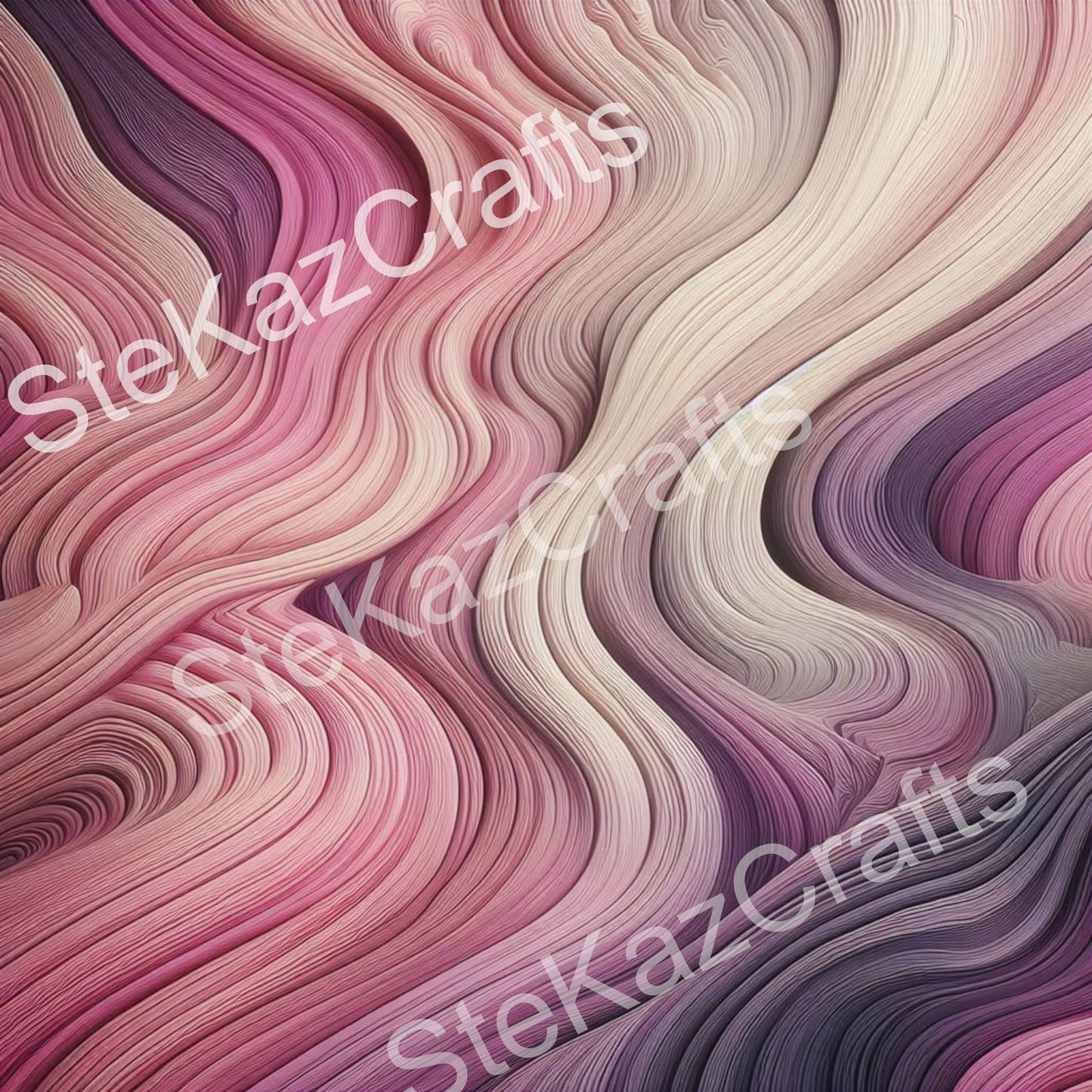 WB 002; unique stunning designs showcasing florals in shades of pinks, lilac and accents of purple