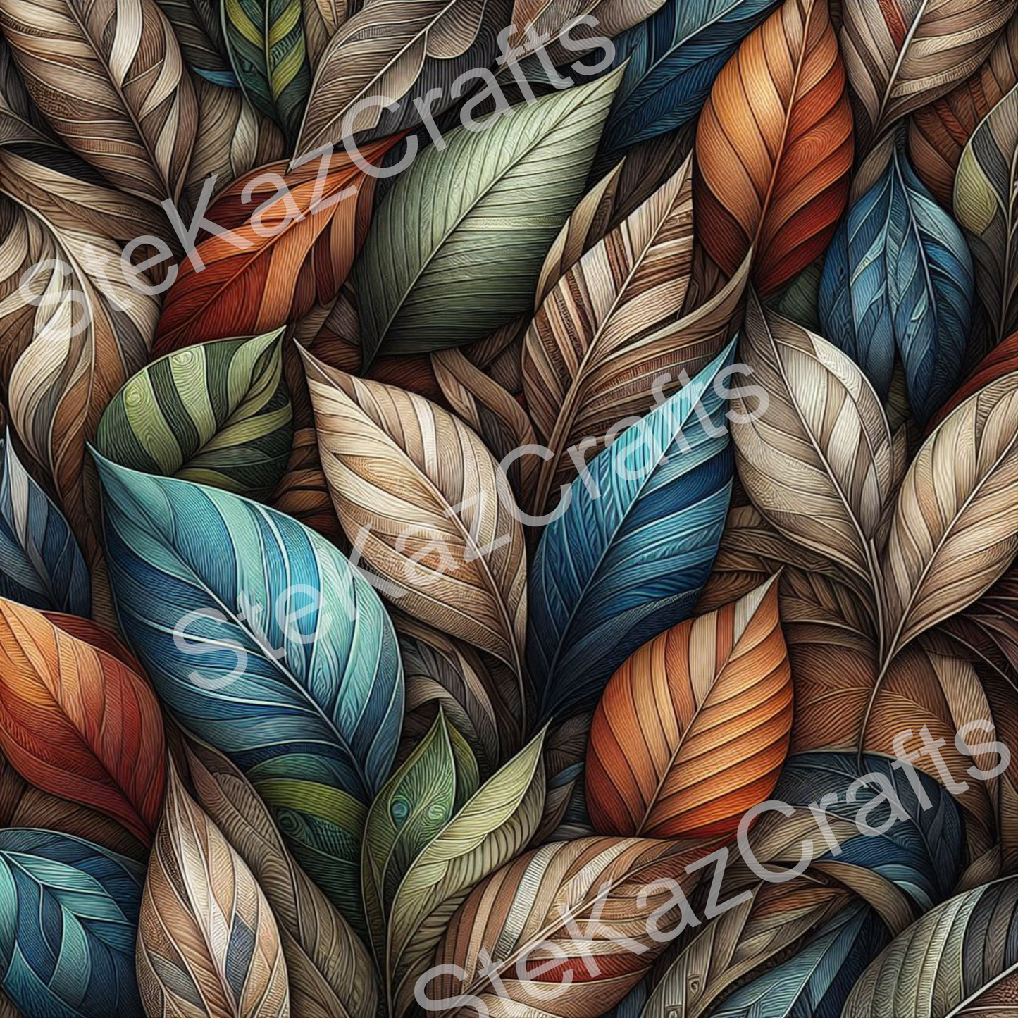 Paper pack Woodgrain Bouquet 001