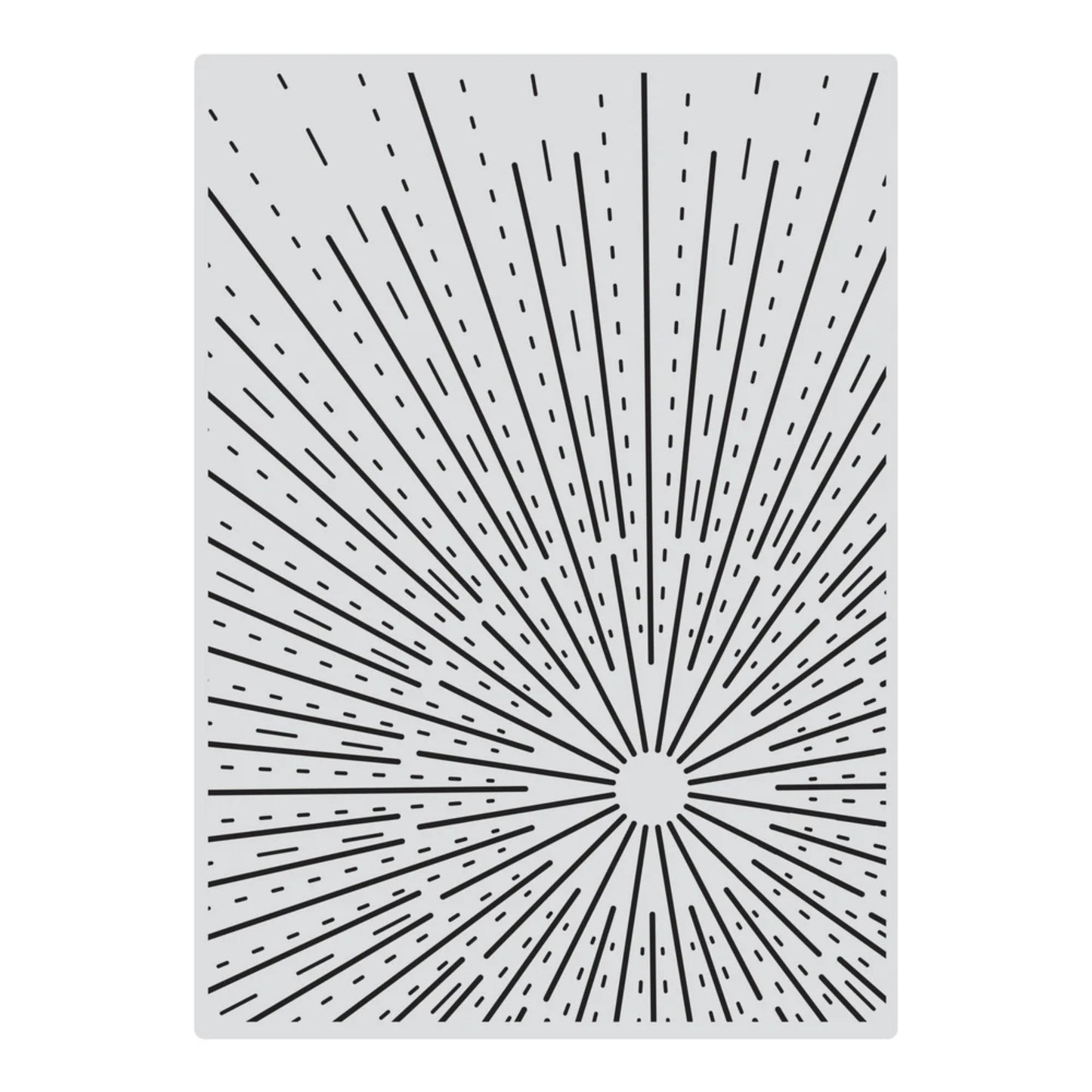 Starburst Acrylic stamp