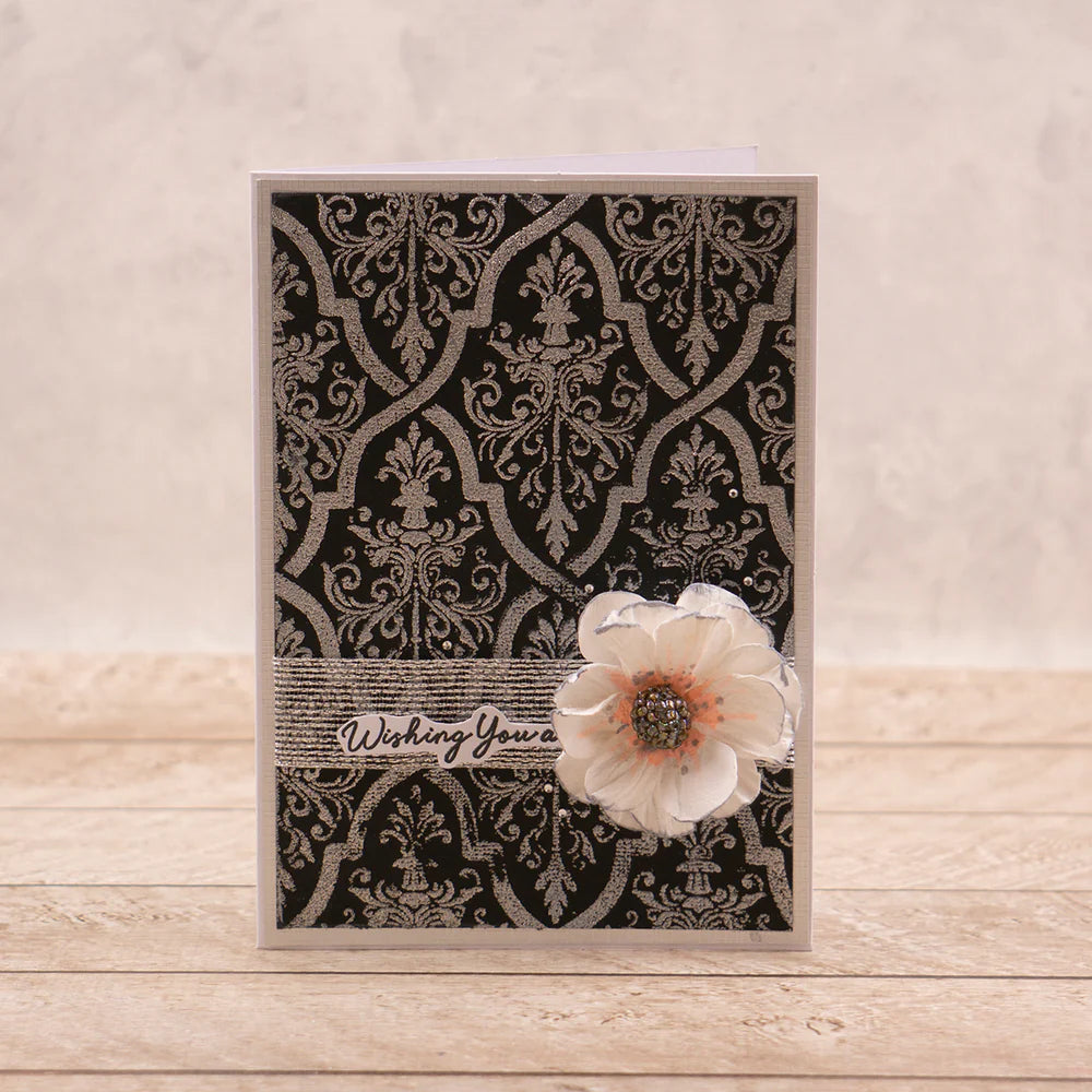 Couture Creations Stamp - Geometric Flourish