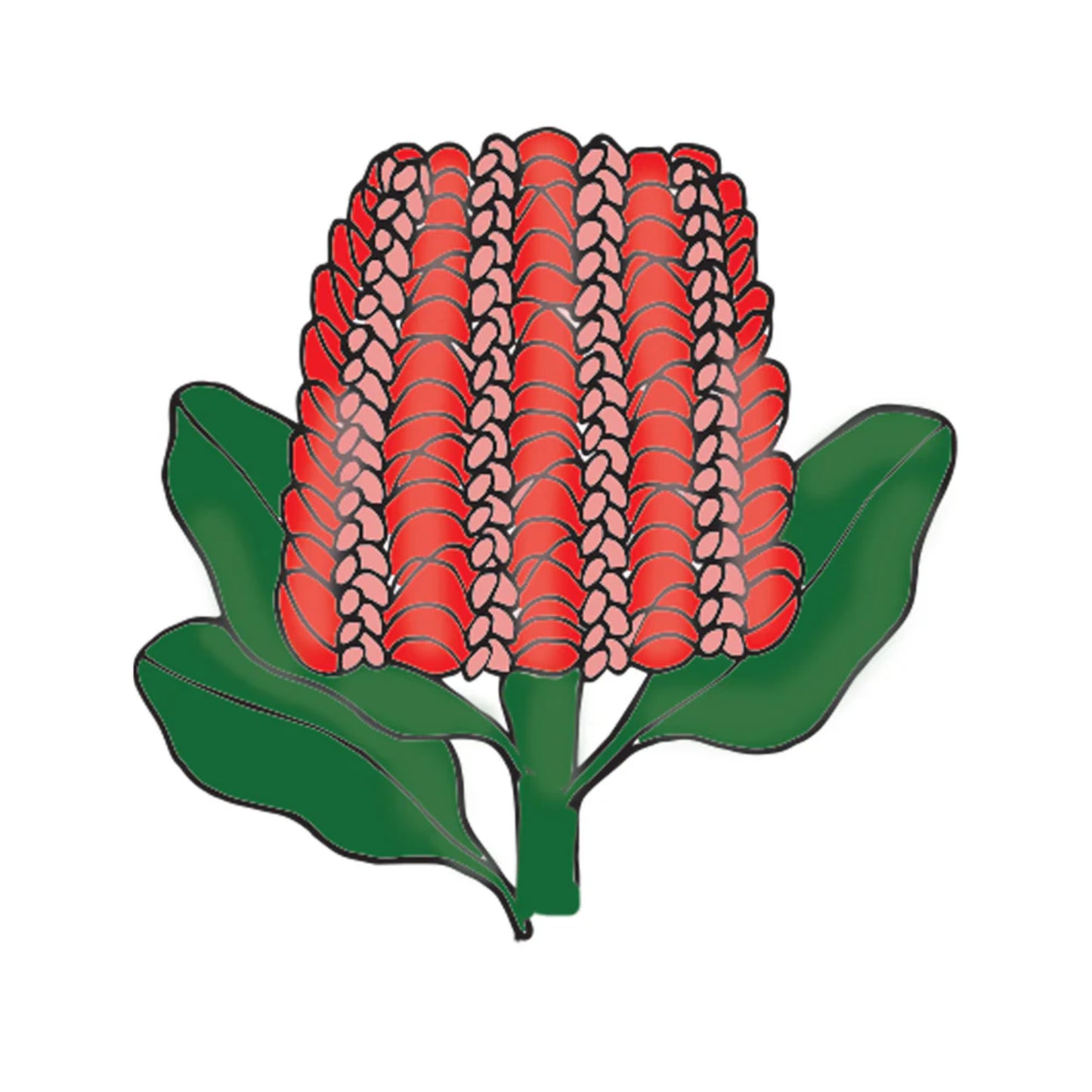 Banksia stamp and die set.