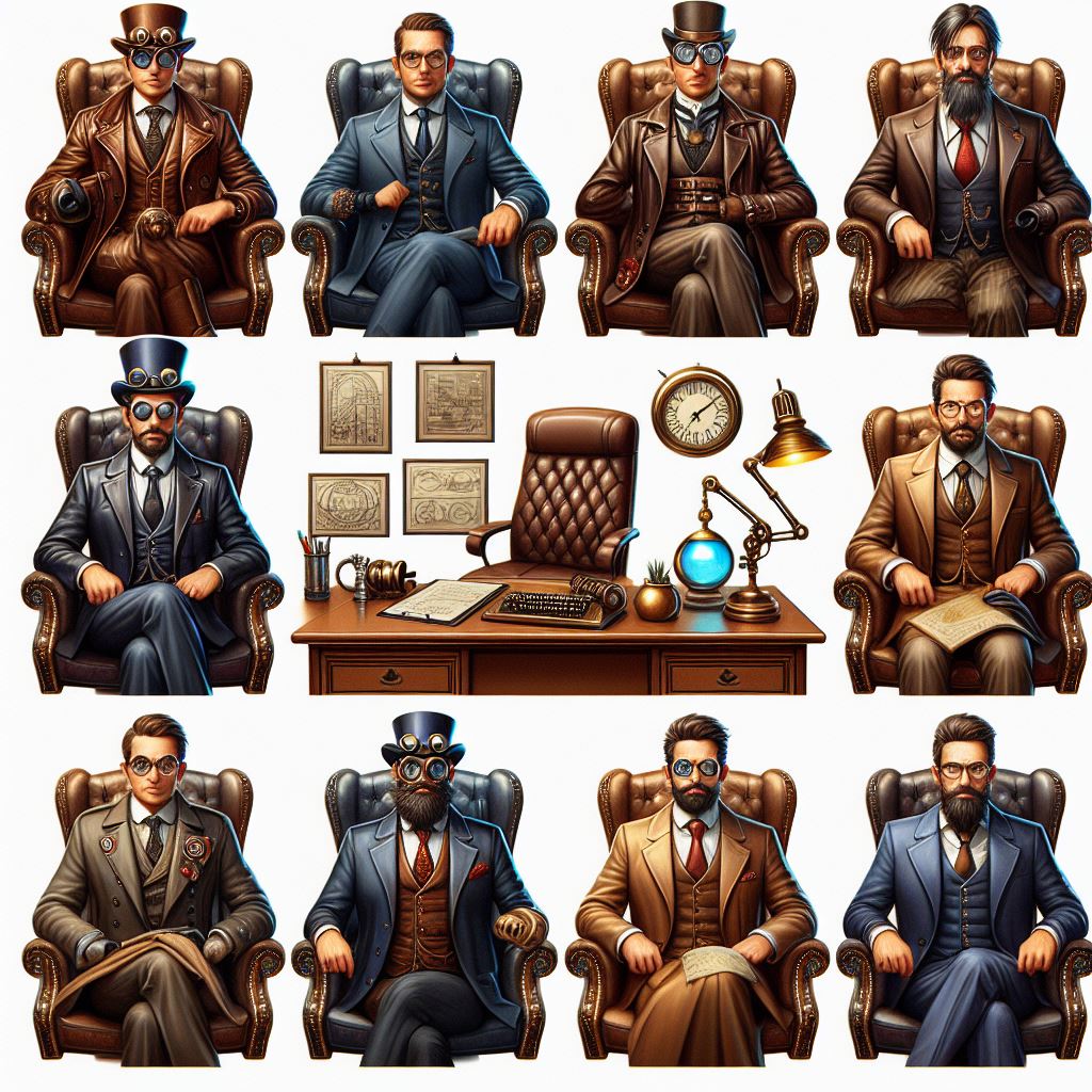 Paper pack Steam Punk Boardroom