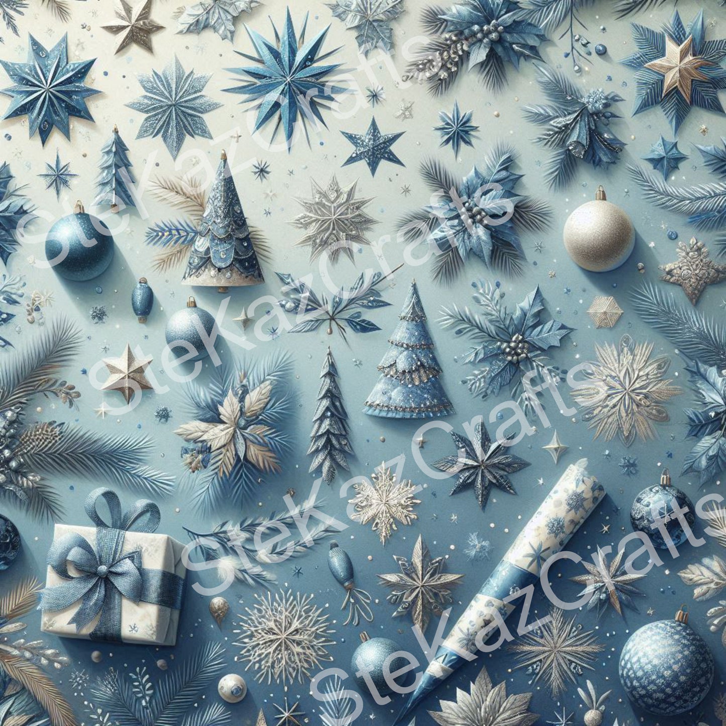 Australian Xmas true blue paper pack