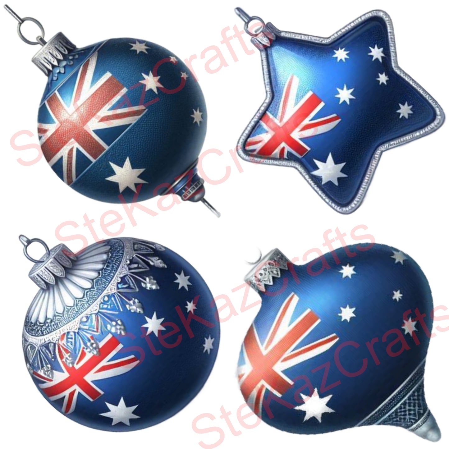 Australian Xmas true blue paper pack