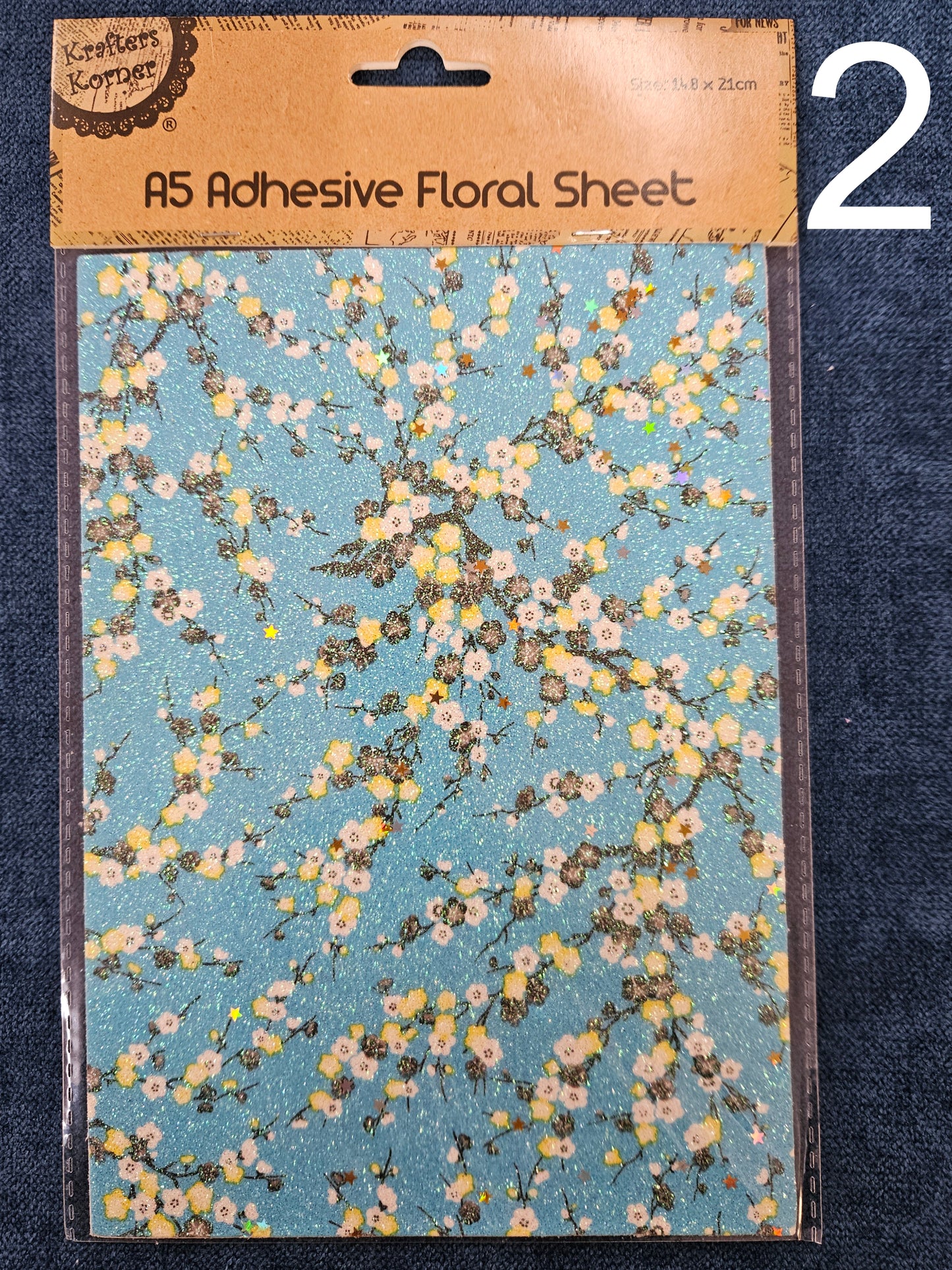 Adhesive Floral sheet