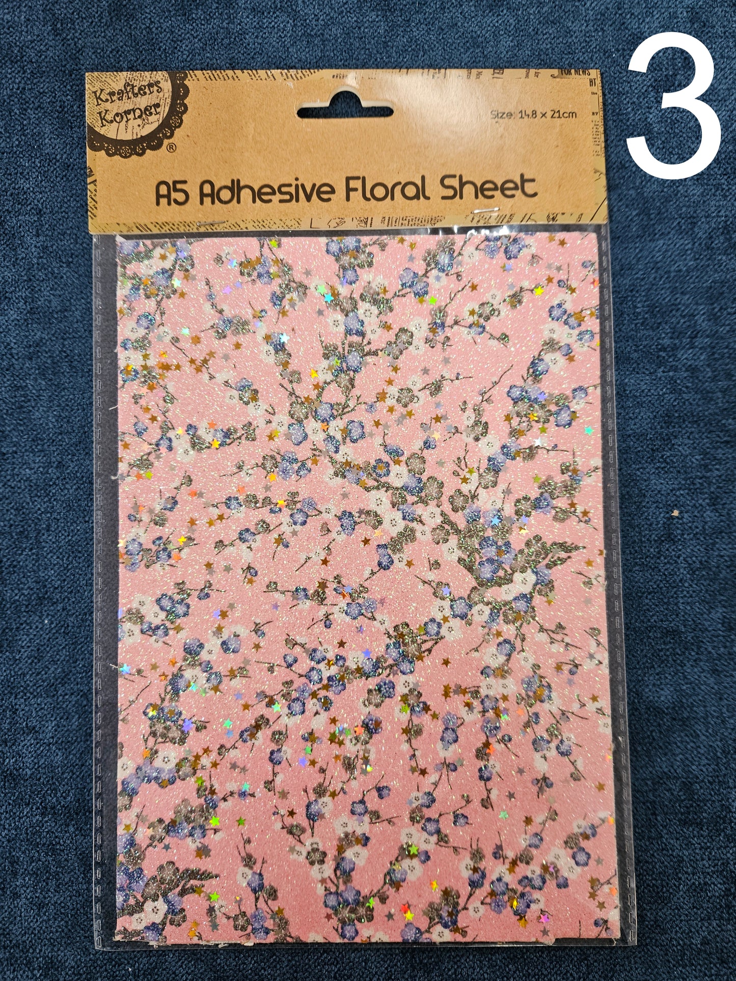 Adhesive Floral sheet