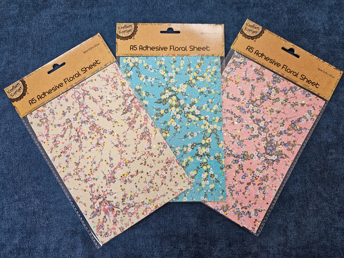 Adhesive Floral sheet