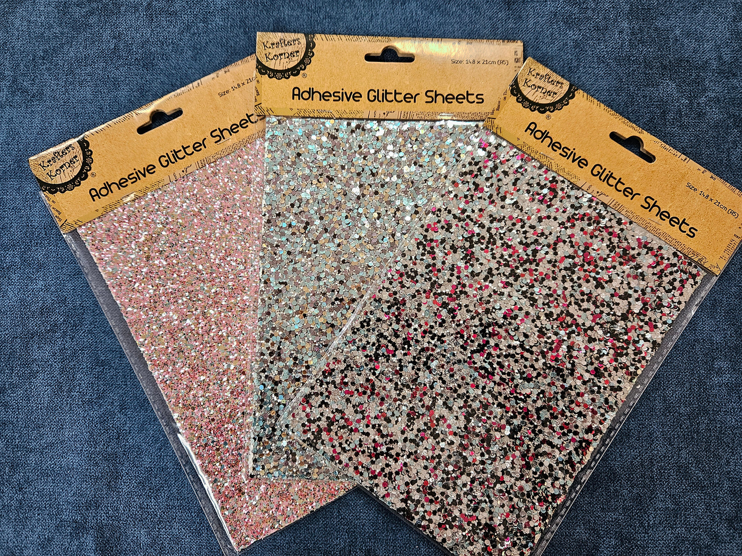 ADHESIVE GLITTER SHEET A5