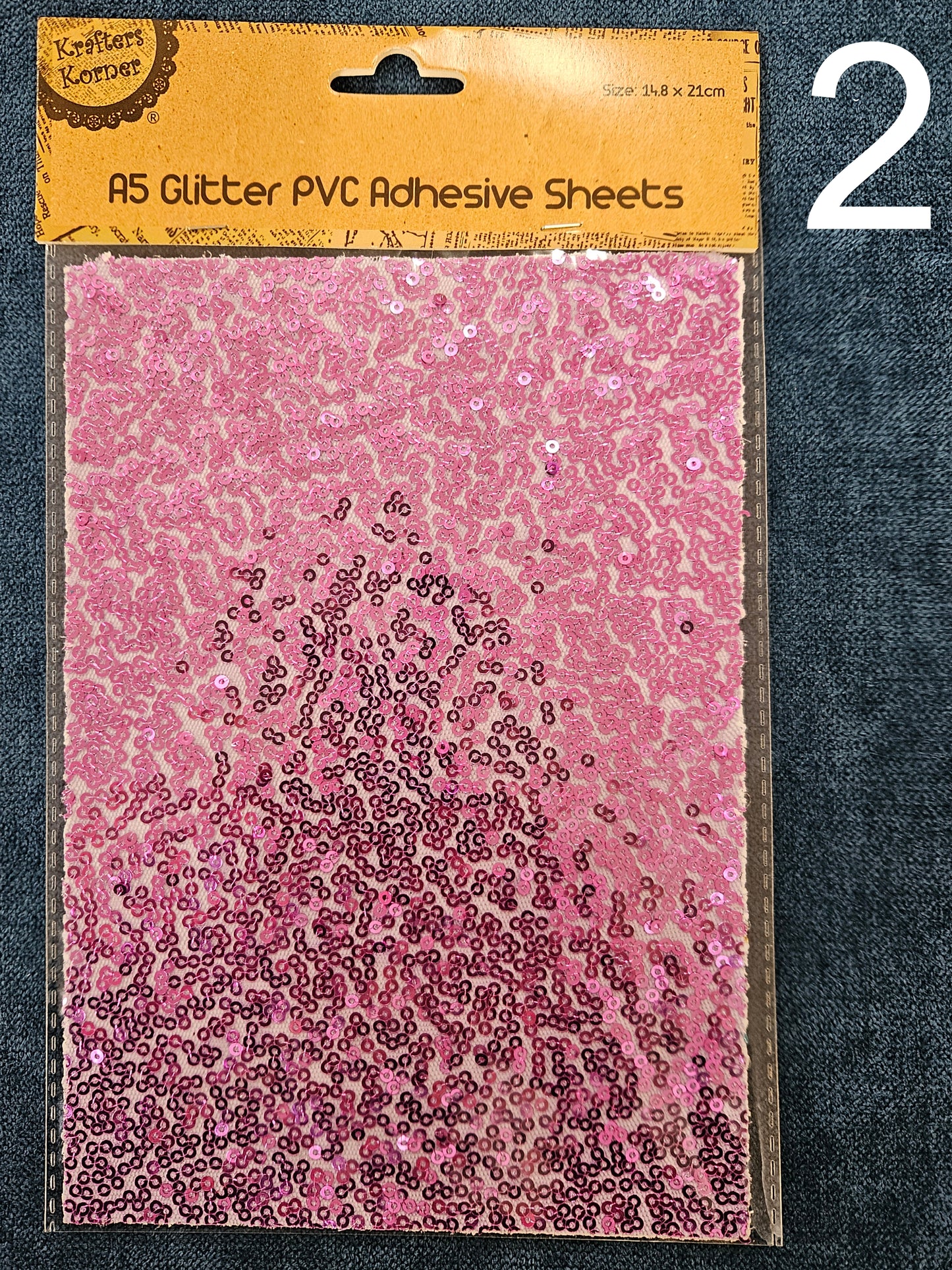 Adhesive Glitter PVC Adhesive sheet