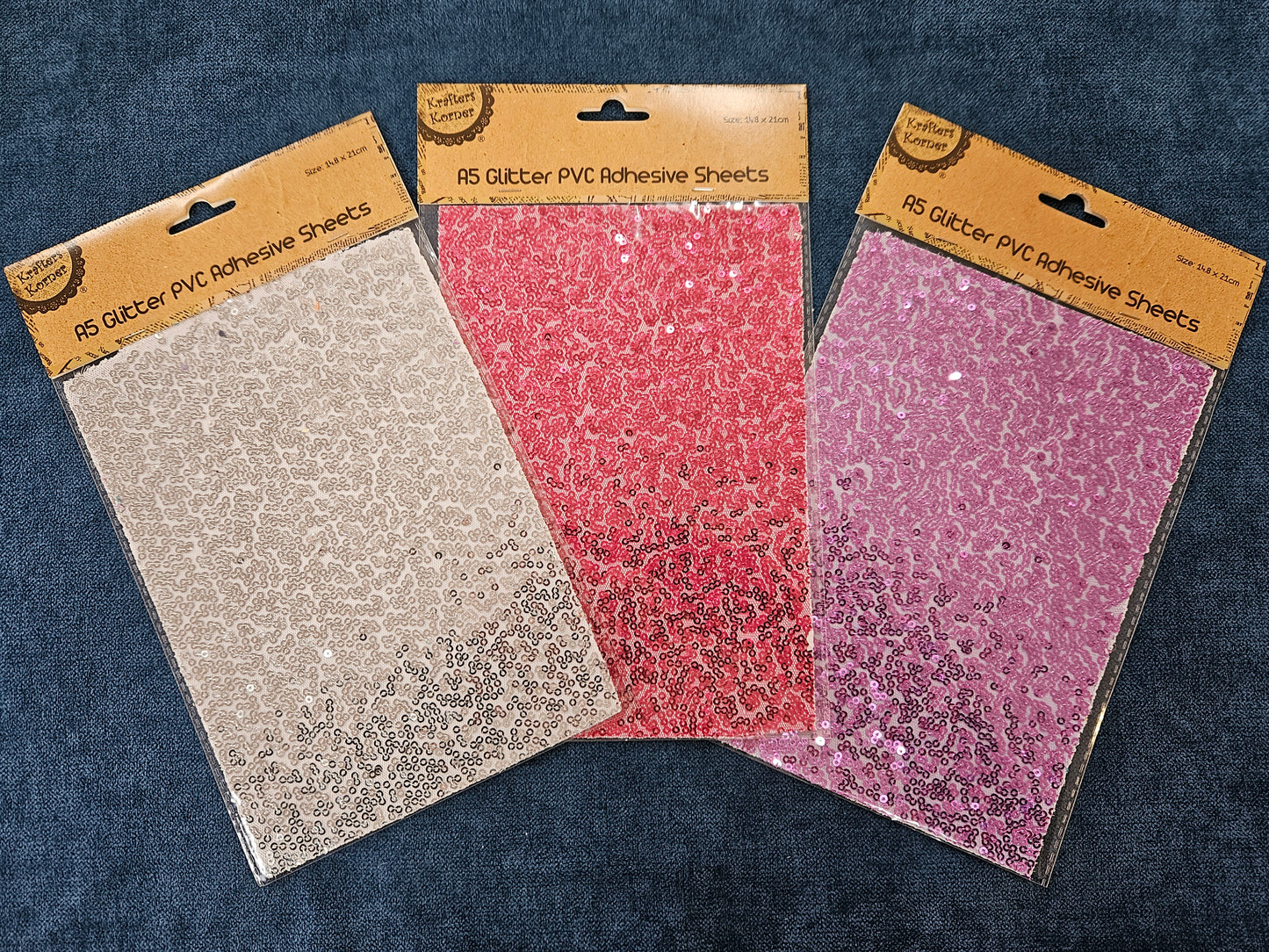 Adhesive Glitter PVC Adhesive sheet