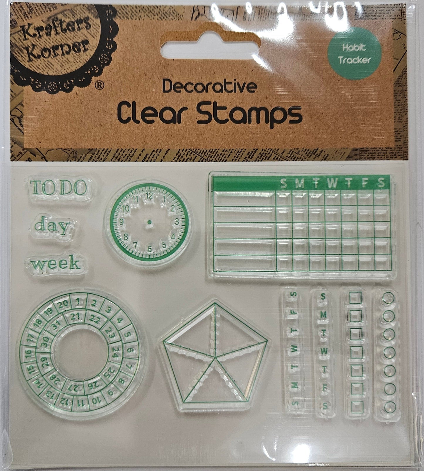 DECORATIVE CLEAR STAMP