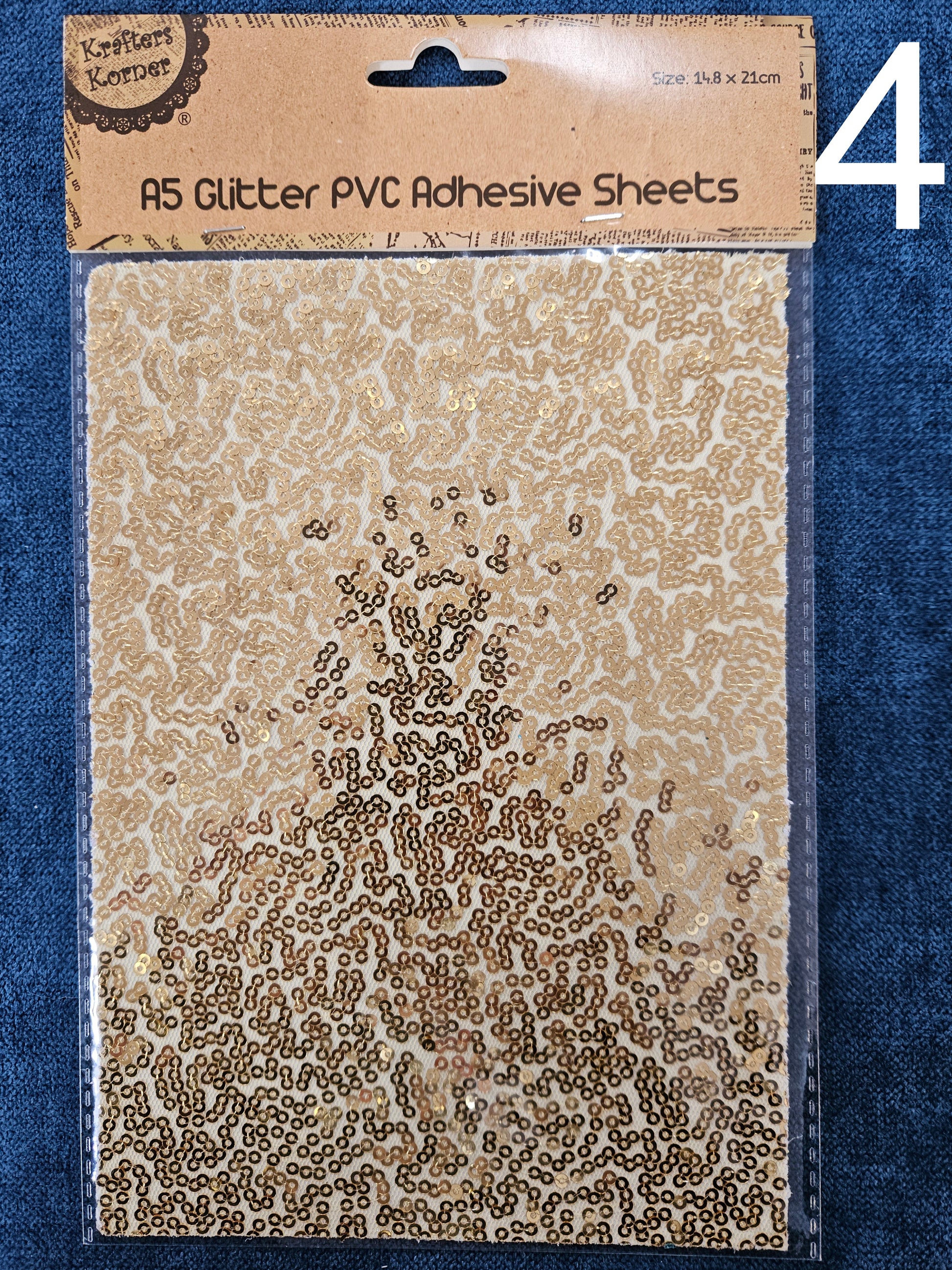 Adhesive Glitter PVC Adhesive sheet