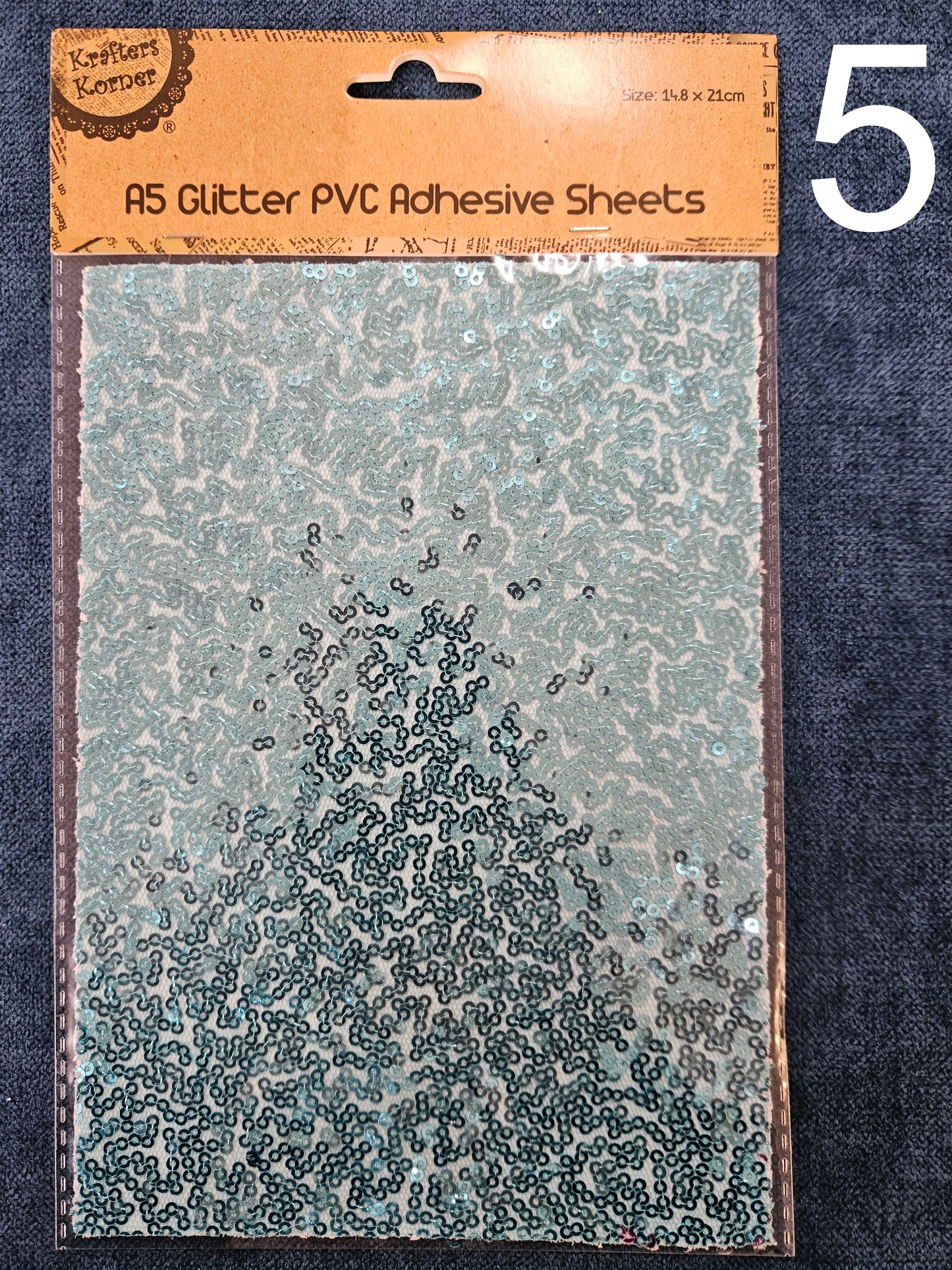 Adhesive Glitter PVC Adhesive sheet