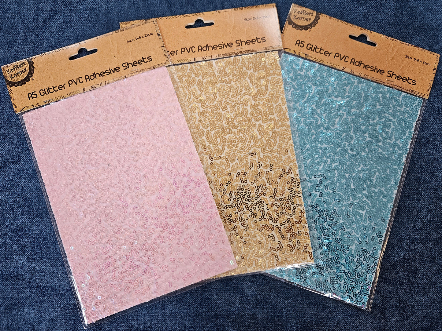 Adhesive Glitter PVC Adhesive sheet